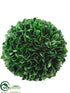 Silk Plants Direct Boxwood Ball - Green - Pack of 4