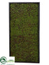 Silk Plants Direct Moss Wall Panel - Green Black - Pack of 2