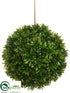 Silk Plants Direct Matai Ball - Green - Pack of 12