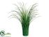 Silk Plants Direct Grass Bush Stand - Green - Pack of 6