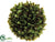 Orange Leaf Ball - Green Burgundy - Pack of 6