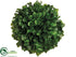 Silk Plants Direct Orange Leaf Ball - Green - Pack of 6