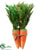 Silk Plants Direct Carrot Bundle - Orange - Pack of 12