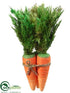 Silk Plants Direct Carrot Bundle - Orange - Pack of 12