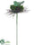 Moss Bird Nest Pick - Green - Pack of 12
