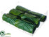 Silk Plants Direct Banana Leaf Napkin Ring - Green - Pack of 6