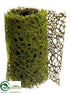 Silk Plants Direct Moss Mesh Mat - Green - Pack of 6