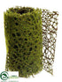 Silk Plants Direct Moss Mesh Mat - Green - Pack of 6