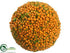 Silk Plants Direct Berry Orb - Orange Green - Pack of 6
