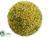 Silk Plants Direct Berry Orb - Yellow Green - Pack of 4