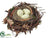 Silk Plants Direct Bird Nest - Brown Green - Pack of 6