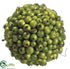 Silk Plants Direct Berry Ball - Green - Pack of 6
