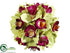 Silk Plants Direct Cymbidium Orchid Ball - Green Beauty - Pack of 6