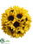 Sunflower Ball - Yellow - Pack of 12