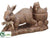 Bunny - Brown - Pack of 8