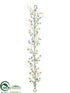 Silk Plants Direct Glittered Egg Garland - Mixed - Pack of 2
