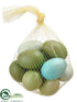 Silk Plants Direct Egg - Blue Green - Pack of 12