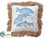 Fish Pillow - Blue White - Pack of 3