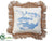 Fish Pillow - Blue White - Pack of 3