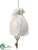 Bird Bell Ornament - White - Pack of 6