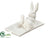 Bunny Plate - White - Pack of 6