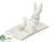 Bunny Plate - White - Pack of 6