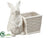 Bunny Planter - White - Pack of 2