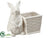 Bunny Planter - White - Pack of 2