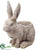 Bunny Candleholder - Gray - Pack of 12