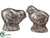 Chick - Silver Antique - Pack of 4