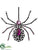 Spider Ornament - Purple - Pack of 12