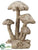 Mushroom - Beige Antique - Pack of 6