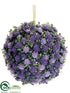 Silk Plants Direct Flower, Leaf Decorative Ball - Purple Lavender - Pack of 20