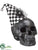 Silk Plants Direct Skull - Black White - Pack of 2