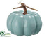Silk Plants Direct Trick Or Treat Pumpkin - Teal - Pack of 6