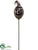 Jack-O-Lantern Garden Stake - Black - Pack of 2