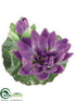 Silk Plants Direct Floating Lotus - Purple - Pack of 12
