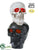 Silk Plants Direct Stacking Skull - Beige Black - Pack of 4