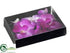 Silk Plants Direct Floating Dendrobium Orchid Flower Head - Purple - Pack of 12