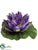 Floating Water Lily Flower Head - Blue - Pack of 24