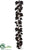 Skull, Bone, Maple Garland - Black Gray - Pack of 2