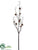 Silk Plants Direct Jack-O-Lantern Spray - Gold - Pack of 6