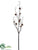 Silk Plants Direct Jack-O-Lantern Spray - Gold - Pack of 6