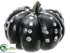 Silk Plants Direct Pumpkin - Black Clear - Pack of 2