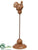 Silk Plants Direct Turkey Candleholder - Brown - Pack of 2