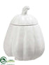 Silk Plants Direct Pumpkin Container - Cream - Pack of 2