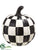 Silk Plants Direct Pumpkin - Black White - Pack of 4