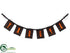 Silk Plants Direct Spooky Garland - Black Orange - Pack of 12