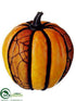 Silk Plants Direct Pumpkin - Orange Black - Pack of 6