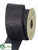 Glittered Ribbon - Black - Pack of 6